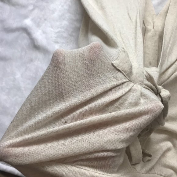 Pilcro and The Letterpress Rayon, Linen Open Back Button Front‎ Cardigan Small - Picture 7 of 11